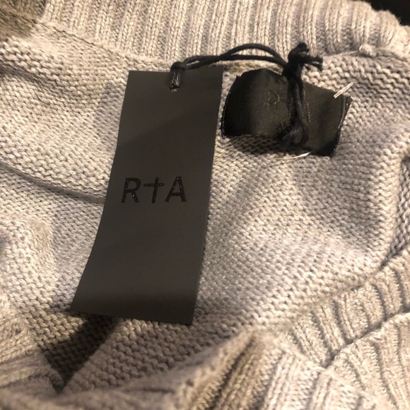 $350 RtA Beckett sweater silver studded women xs - Picture 5 of 8